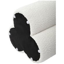 Clover Chenille Ottoman